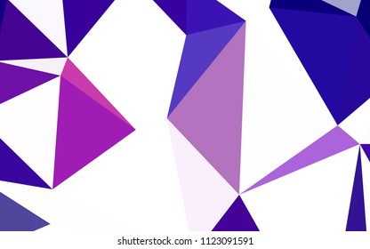 Light Blue, Red vector polygonal pattern. A completely new color illustration in a polygonal style. A completely new design for your leaflet.