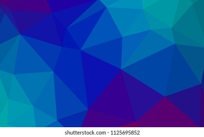 Light Blue, Red vector polygonal template. Triangular geometric sample with gradient.  New template for your brand book.