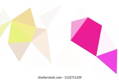 Light Blue, Red vector polygonal pattern. Modern abstract illustration with triangles. Brand new design for your business.