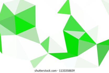 Light Blue, Red vector polygonal pattern. Creative illustration in halftone style with triangles. New template for your brand book.
