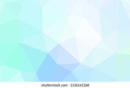 Light Blue, Red vector polygonal background. Modern abstract illustration with triangles. Pattern for a brand book's backdrop.