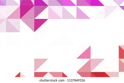 Light Blue, Red vector polygonal background. A sample with polygonal shapes. A new texture for your web site.