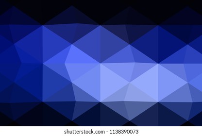 Light Blue, Red vector polygonal background. A sample with polygonal shapes. The polygonal design can be used for your web site.