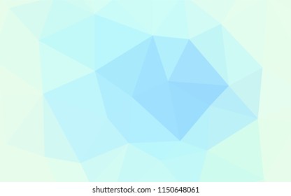 Light Blue, Red vector polygonal background. Colorful illustration in abstract style with triangles. A completely new design for your leaflet.