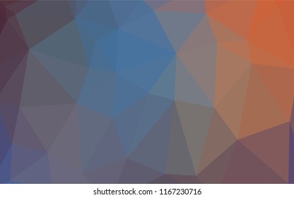 Light Blue, Red vector polygonal pattern. Shining colored illustration in a new style. The template for cell phone's backgrounds.