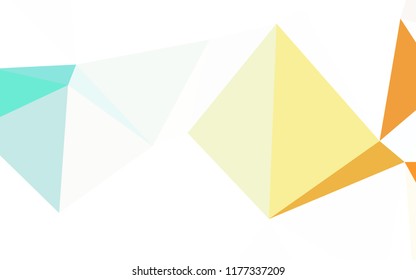 Light Blue, Red vector polygonal template. Elegant bright polygonal illustration with gradient. Brand new design for your business.