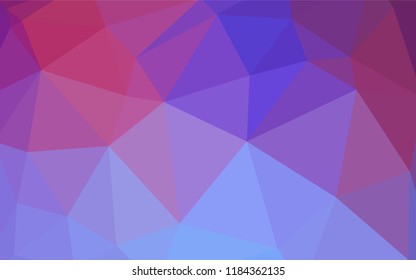 Light Blue, Red vector polygonal background. Elegant bright polygonal illustration with gradient. Pattern for a brand book's backdrop.