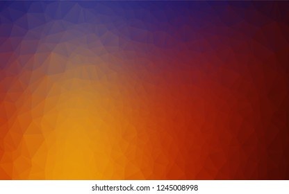 Light Blue, Red vector polygonal background. Glitter abstract illustration with an elegant design. Brand new design for your business.