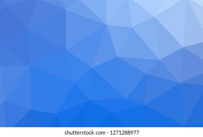 Light Blue, Red vector polygonal pattern. Shining colorful illustration with triangles. A new texture for your web site.