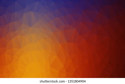 Light Blue, Red vector polygonal template. Shining colored illustration in a Brand new style. Template for a cell phone background.