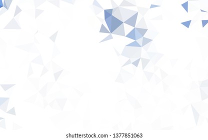 Light Blue, Red vector polygonal pattern. Modern abstract illustration with triangles. A completely new design for your leaflet.