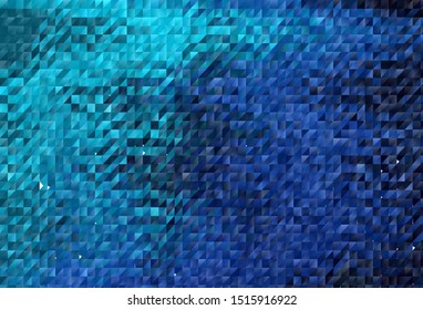 Light Blue, Red vector polygonal background. A completely new color illustration in a polygonal style. Polygonal design for your web site.