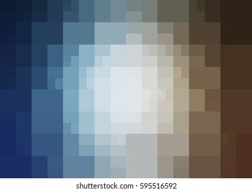 Light blue, red vector polygonal illustration, which consist of rectangles. Rectangular pattern for your business design. Geometric background in Origami style with gradient. 