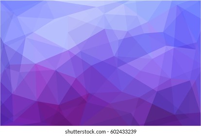 Light Blue, Red vector polygonal illustration, which consist of triangles. Triangular design for your business. Creative geometric background in Origami style with gradient