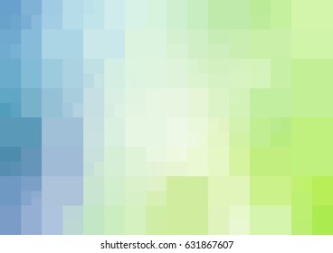Light Blue, Red vector polygonal illustration, which consist of rectangles. Rectangular pattern for your business design. Geometric background in Origami style with gradient. 
