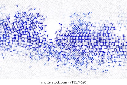 Light Blue, Red vector polygonal illustration, which consist of rectangles. Rectangular pattern for your business design. Geometric background in Origami style with gradient. 