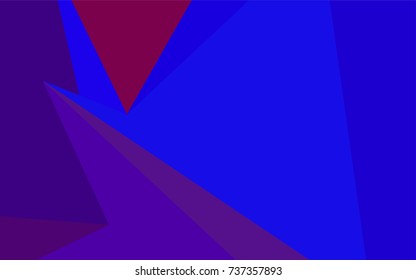 Light Blue, Red vector polygonal template. A sample with polygonal shapes. The template can be used as a background for cell phones.