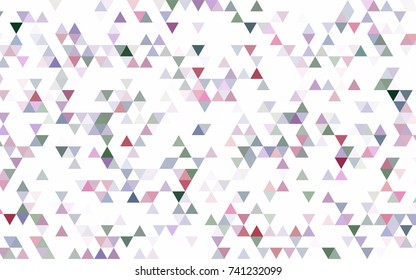 Light Blue, Red vector polygonal template. Glitter abstract illustration with an elegant design. A completely new design for your business.