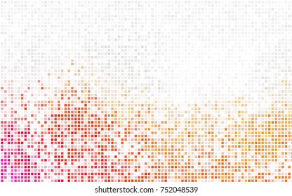 Light Blue, Red vector polygonal illustration, which consist of rectangles. Rectangular pattern for your business design. Geometric background in Origami style with gradient. 