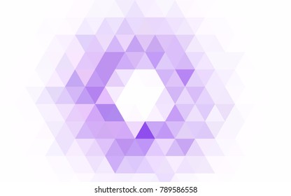 Light Blue, Red vector polygonal background. Shining illustration, which consist of triangles. The completely new template can be used for your brand book.
