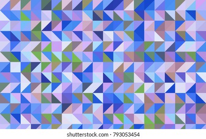 Light Blue, Red vector polygonal template. Colorful abstract illustration with gradient. A new texture for your design.