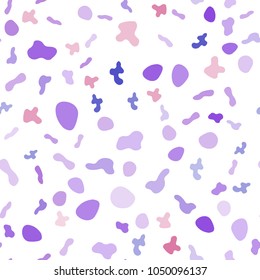 Light Blue, Red vector seamless template with bent lines. Colorful illustration in abstract style on white background. Pattern for trendy fabric, wallpapers.
