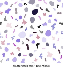 Light Blue, Red vector seamless pattern with lines, ovals. Modern gradient abstract illustration with bandy lines. The template for cell phone backgrounds.