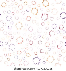 Light Blue, Red vector seamless  backdrop with dots. Blurred decorative design in abstract style with bubbles. New design for ad, poster, banner of your website.