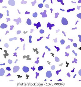 Light Blue, Red vector seamless pattern with liquid shapes. Brand-new colored illustration in marble style with gradient. Marble style for your business design.