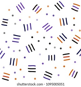 Light Blue, Red vector seamless background with lines, ovals. Seamless Illustration with set of abstact gradient lines. Pattern for trendy fabric, wallpapers.