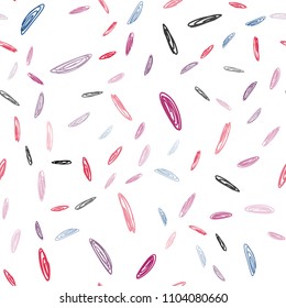 Light Blue, Red vector seamless background with bubbles. Abstract illustration with colored bubbles in nature style. Completely new template for your brand book.