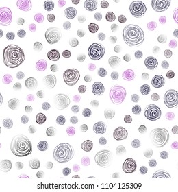 Light Blue, Red vector seamless doodle blurred background. New colorful illustration in doodle style with flowers. Completely new template for your business design.