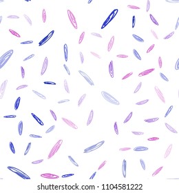 Light Blue, Red vector seamless layout with circle shapes. Blurred decorative design in abstract style with bubbles. Beautiful design for your business advert.