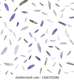 Light Blue, Red vector seamless layout with circle shapes. Blurred decorative design in abstract style with bubbles. Pattern can be used for ads, leaflets.