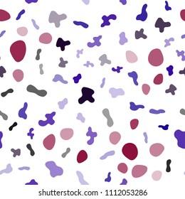 Light Blue, Red vector seamless pattern with bent ribbons. Glitter abstract illustration with wry lines. New composition for your brand book.