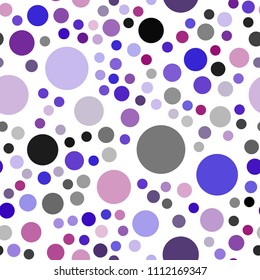 Light Blue, Red vector seamless background with bubbles. Blurred decorative design in abstract style with bubbles. Beautiful design for your business advert.