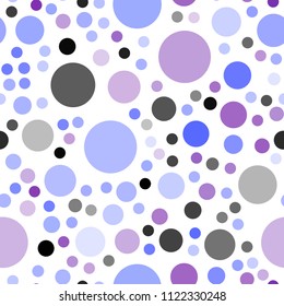 Light Blue, Red vector seamless background with bubbles. Illustration with set of shining colorful abstract circles. Completely new template for your brand book.