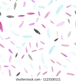 Light Blue, Red vector seamless template with circles. Blurred decorative design in abstract style with bubbles. New design for ad, poster, banner of your website.