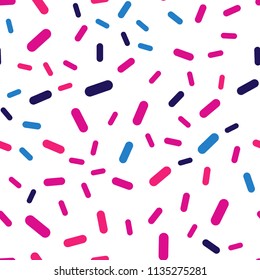 Light Blue, Red vector seamless background with straight lines. Decorative shining illustration with lines on abstract template. The pattern for ad, booklets, leaflets.