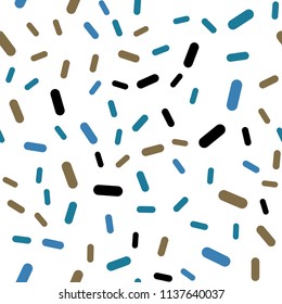 Light Blue, Red vector seamless cover with stright stripes. Modern geometrical abstract illustration with Lines. Pattern for your busines websites.