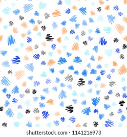 Light Blue, Red vector seamless background with straight lines. Modern geometrical abstract illustration with Lines. Smart design for your business advert.