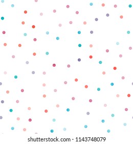 Light Blue, Red vector seamless cover with spots. Modern abstract illustration with colorful water drops. The pattern can be used for beautiful websites.