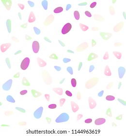 Light Blue, Red vector seamless backdrop with lines, circles. Glitter abstract illustration with spheres, triangular lines. Smart design for your business advert.