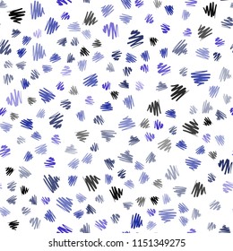 Light Blue, Red vector seamless layout with flat lines. Blurred decorative design in simple style with lines. The pattern for ad, booklets, leaflets.