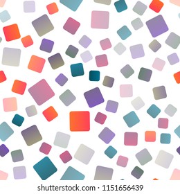 Light Blue, Red vector seamless cover in polygonal style. Glitter abstract illustration with rectangular shapes. Pattern for busines ad, booklets, leaflets