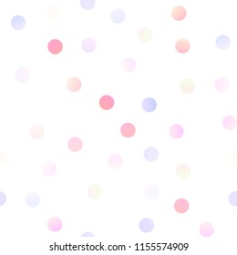 Light Blue, Red vector seamless cover with spots. Modern abstract illustration with colorful water drops. Pattern can be used as texture of water, rain drops.