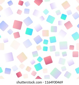 Light Blue, Red vector seamless cover in polygonal style. Beautiful illustration with rectangles and squares. Best design for your ad, poster, banner.