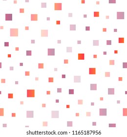 Light Blue, Red vector seamless pattern in square style. Beautiful illustration with rectangles and squares. The template can be used as a background.