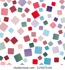 Light Blue, Red vector seamless texture in rectangular style. Modern abstract illustration with colorful rectangles. Pattern can be used for websites.
