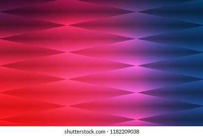 Light Blue, Red vector seamless cover in polygonal style. Abstract gradient illustration with rectangles. Pattern for design of window blinds, curtains.